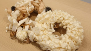 かんな削り体験もできる！「かんなくずリース」制作ワークショップ