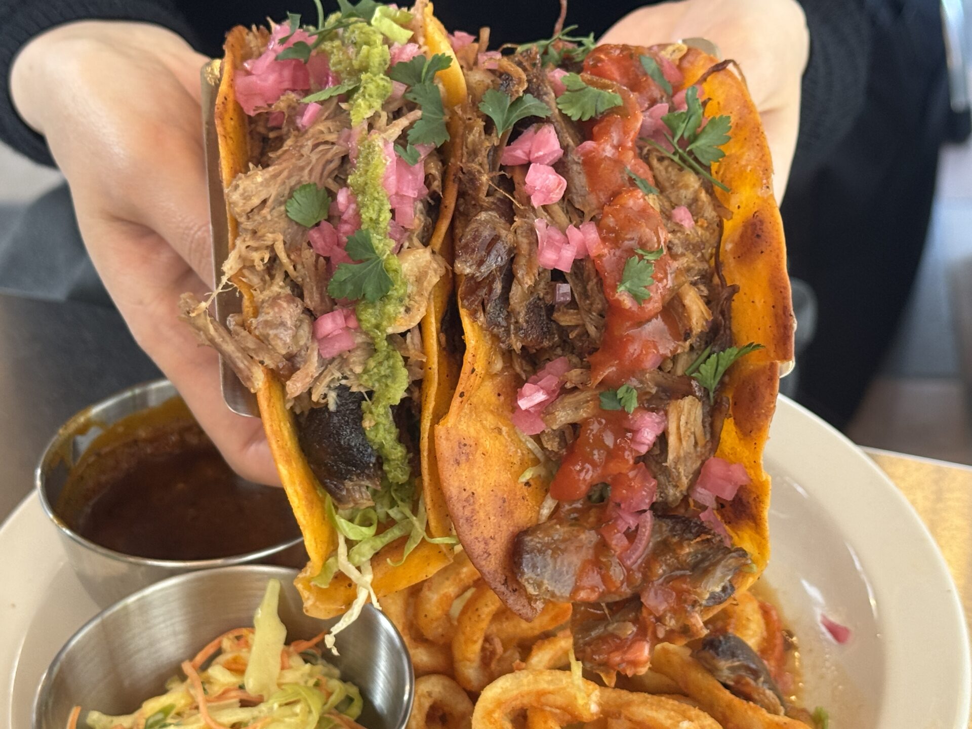 【周船寺×アメリカン】SUNNY SIDE DINERの口コミ！※肉厚絶品タコスを実食レポ。